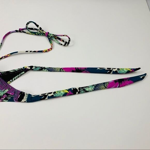 H&M Floral Jungle Leopard Bikini 12/4 - Picture 6 of 12